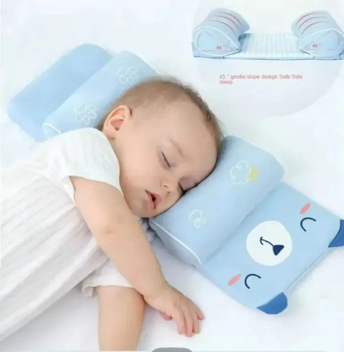 Adjustable Baby Sleeping Support Pillow – Anti-Roll &amp; Neck Protection